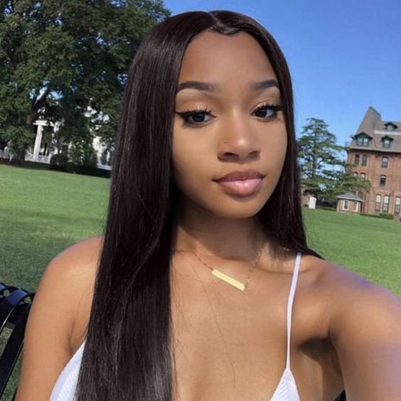 Human Hair 13x6 Lace Front Straight Wig