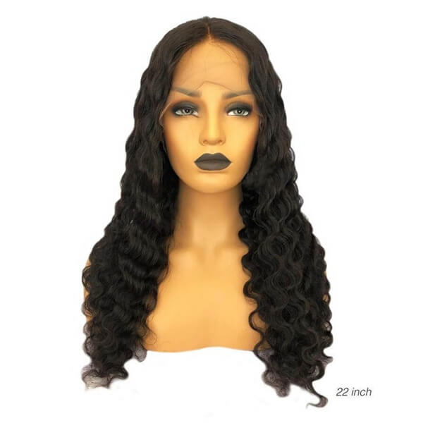 Human Hair 13x6 Lace Front Deep Wave Wig