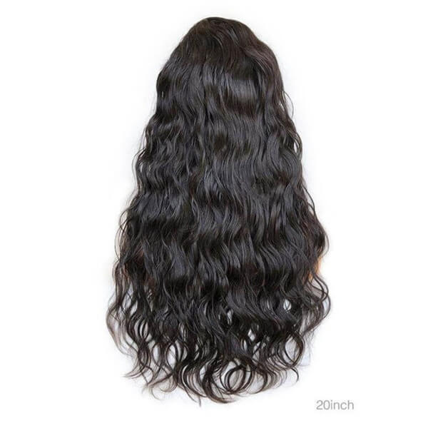 Human Hair 4x4 Lace Closure Natural Wave Wig