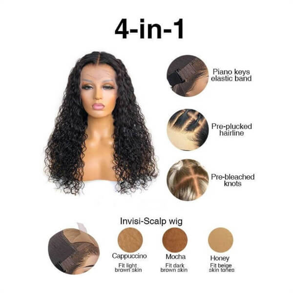 Human Hair 13x6 Lace Front Deep Curly Wig