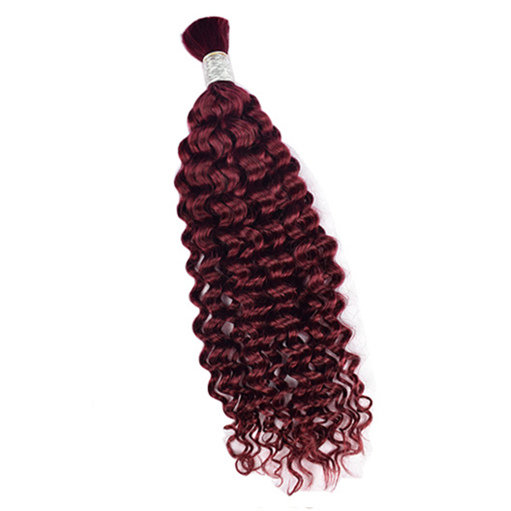 #99J Deep Curly Braiding Human Hair