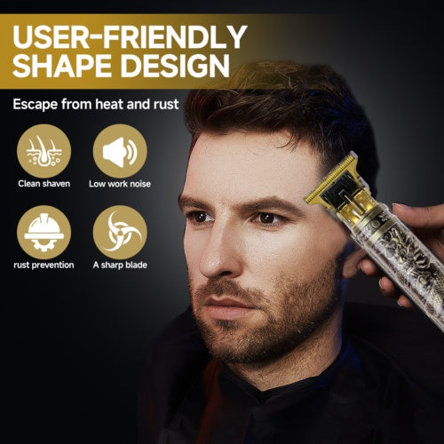 Professional Men Hair Clippers Trimmer Machine Cordless Beard Electric Shaver